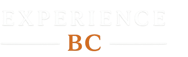 Experience BC logo with a mountain and tree symbol.